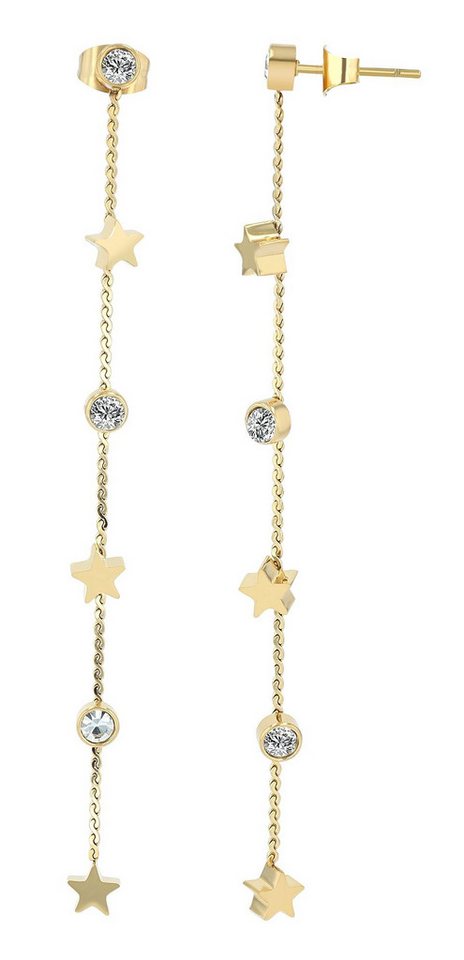 AKZENT Ohrring-Set Shea Ohrstecker Ohrringe Edelstahl silber Damen wasserfest (Paar) von AKZENT