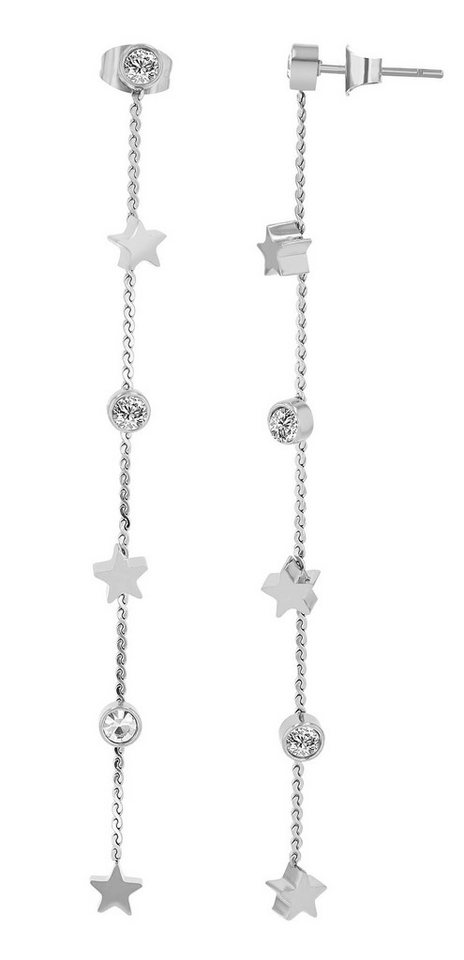 AKZENT Ohrring-Set Shea Ohrstecker Ohrringe Edelstahl silber Damen wasserfest (Paar) von AKZENT