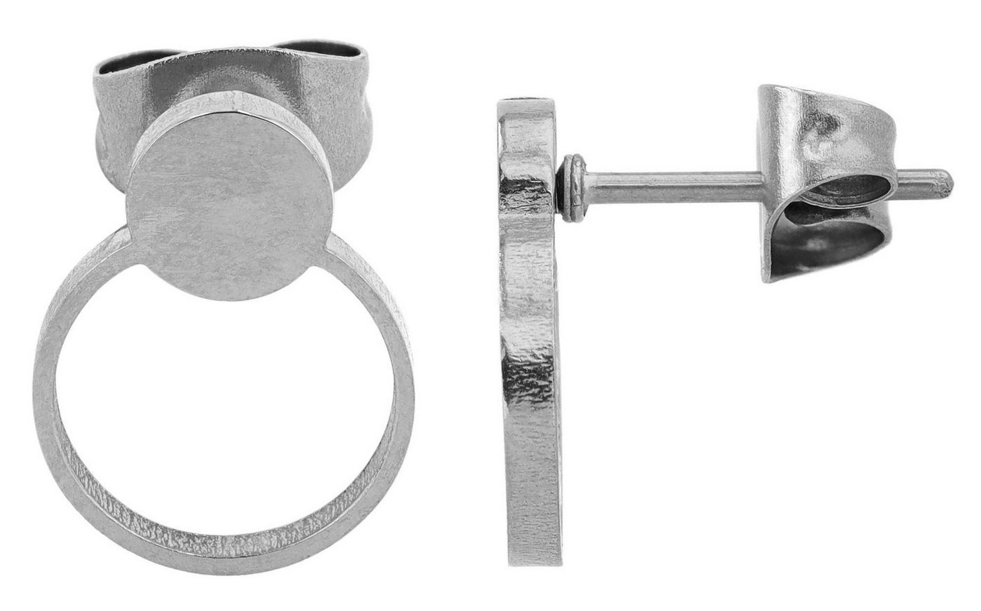 AKZENT Ohrring-Set Ursa Ohrstecker Ohrringe Edelstahl silber Damen wasserfest (Paar) von AKZENT