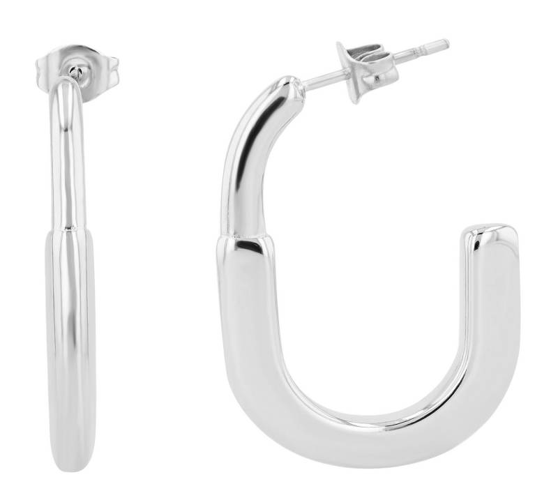 AKZENT Ohrring-Set Vada Creolen Ohrringe Edelstahl silber Damen wasserfest (Paar) von AKZENT