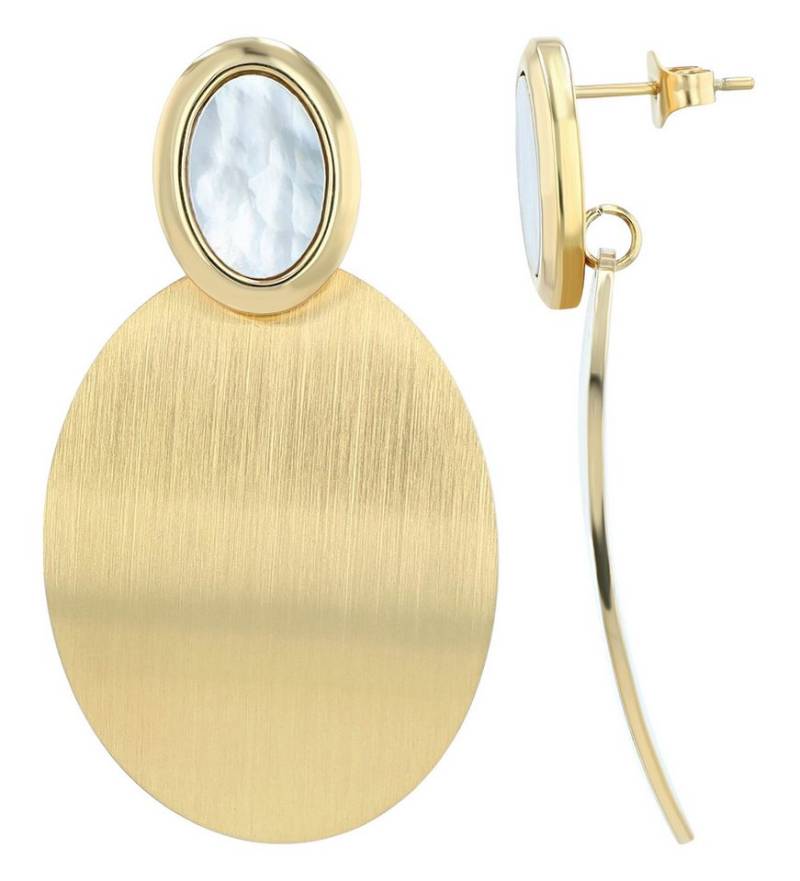 AKZENT Ohrring-Set Valborga Ohrstecker Ohrringe Edelstahl silber Damen wasserfest (Paar) von AKZENT