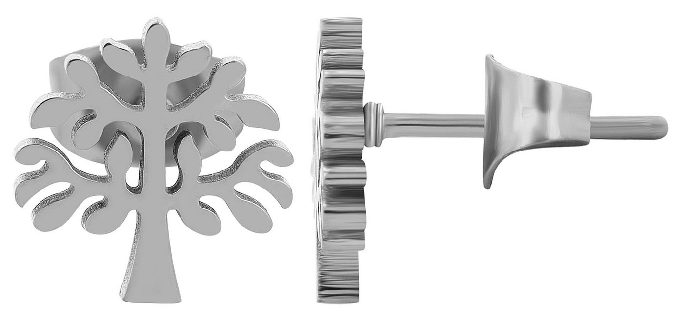AKZENT Ohrring-Set Vale Ohrstecker Ohrringe Edelstahl silber Damen wasserfest (Paar) von AKZENT