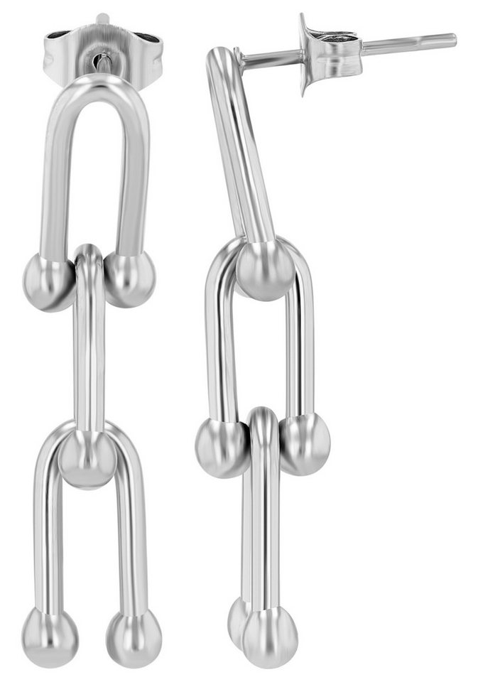 AKZENT Ohrring-Set Vica Ohrhänger Ohrringe Edelstahl silber Damen wasserfest (Paar) von AKZENT