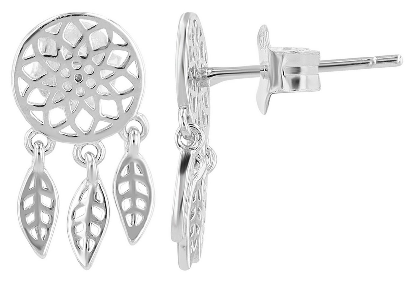 AKZENT Ohrring-Set Weeko Ohrstecker Ohrringe Silber Damen wasserfest (Paar) von AKZENT