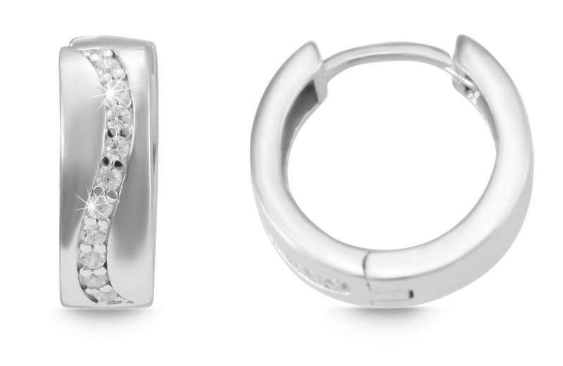 AKZENT Ohrring-Set Die eleganten Klappcreolen für Damen wurden aus 925er Sterling (Paar), Damen Ohrring von AKZENT