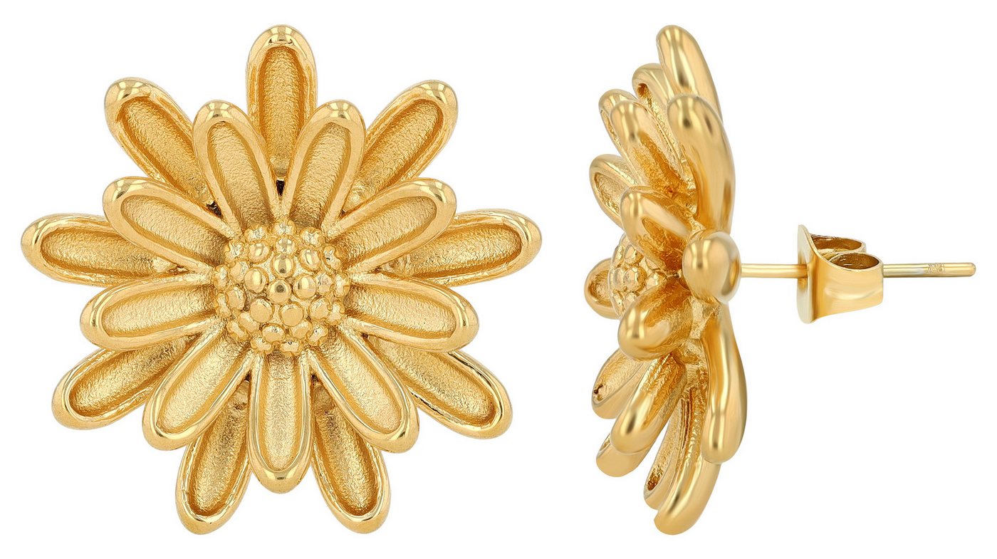 AKZENT Ohrring-Set Xerina Ohrstecker Ohrringe Edelstahl gold Damen wasserfest (Paar) von AKZENT