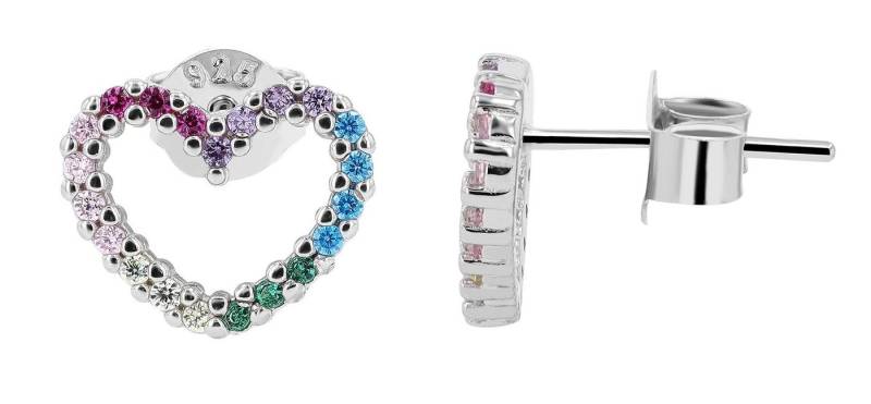 AKZENT Ohrring-Set Die Herzohrstecker, gefertigt aus hochwertigem 925er (Paar), Damen Ohrring von AKZENT