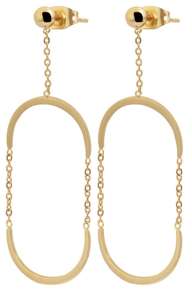 AKZENT Ohrring-Set Zaneta Ohrhänger Ohrringe Edelstahl silber Damen wasserfest (Paar) von AKZENT