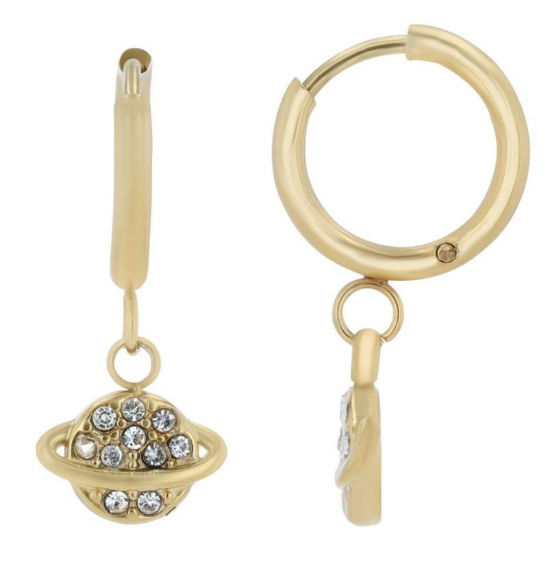 AKZENT Ohrring-Set Zion Creolen Ohrringe Edelstahl silber Damen wasserfest (Paar) von AKZENT