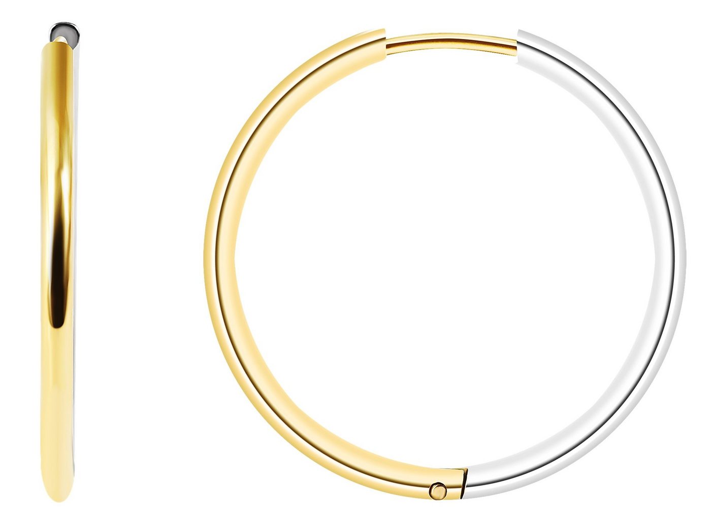 AKZENT Ohrring-Set Zuzu Creolen Ohrringe Edelstahl Damen wasserfest (Paar), Damen Ohrring von AKZENT