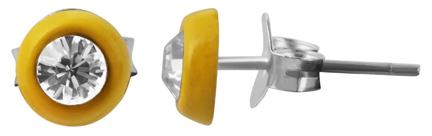 AKZENT Paar Ohrstecker Lafayette Kinder-Ohrstecker aus 925/- Echt Silber mit Zirkonia (Paar, Paar), MÃ¤dchen Ohrring von AKZENT