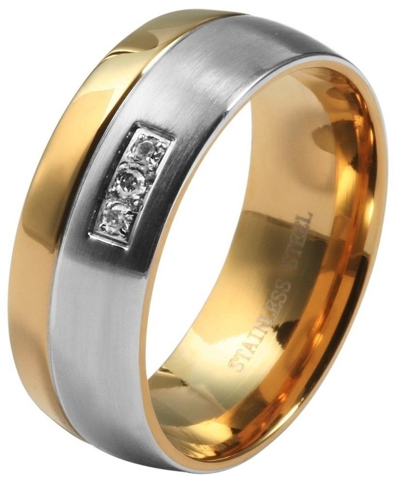 AKZENT Partnerring Duo Expression, Damen Ring von AKZENT