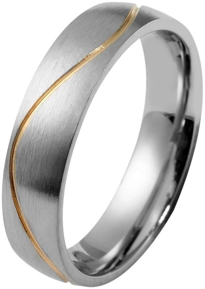 AKZENT Partnerring Exotic Wave, Herren Ring von AKZENT