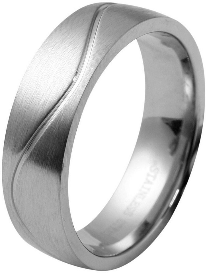 AKZENT Partnerring Kovin edelstahl, Herren Ring von AKZENT