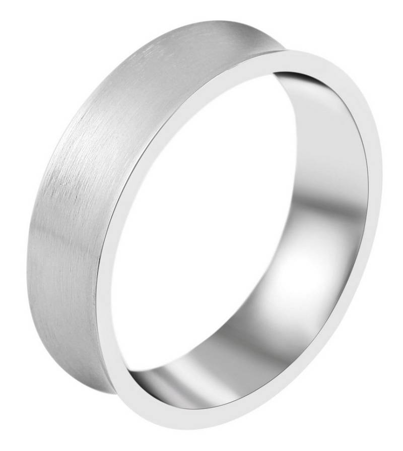 AKZENT Partnerring Perfect Match aus Edelstahl, silberfarben, Gr. 58 - 68 (Einzeln), Herren Ring von AKZENT