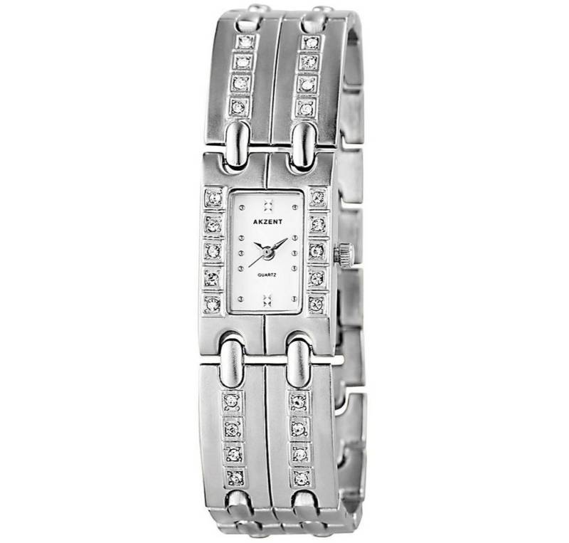 AKZENT Quarzuhr SS7822000002 Akzent Damenuhr mit Metallarmband von AKZENT