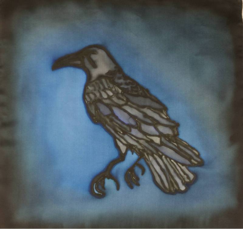 Quoth Der Rabe 12 X Taschentuch, Seidenkunst Quoth Der Rabe 12 X Taschentuch, Seidenkunst von AKindOfLight