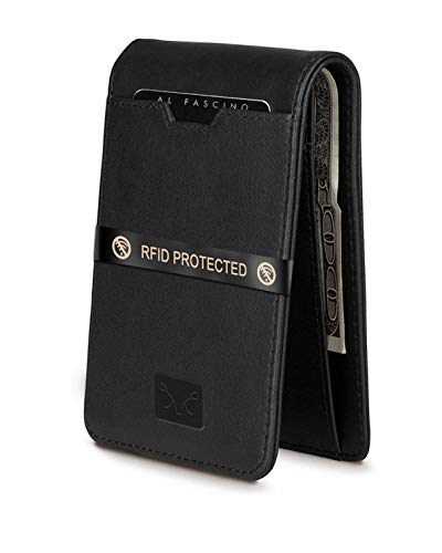 AL FASCINO Black Men's Wallet (AFVS222BLBL) von AL FASCINO