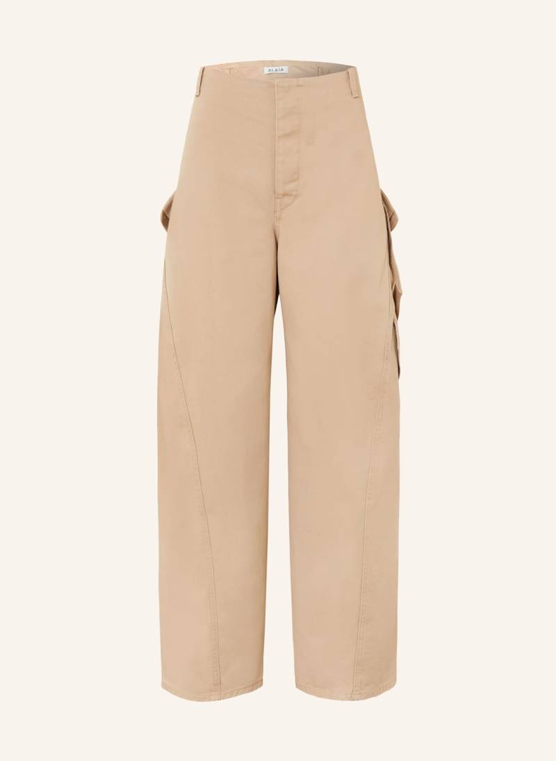 Alaïa Cargohose beige von ALAÏA