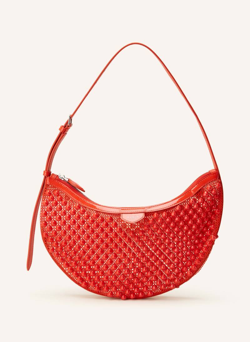 Alaïa Handtasche One Piece Demi Mit Schmucksteinen rot von ALAÏA