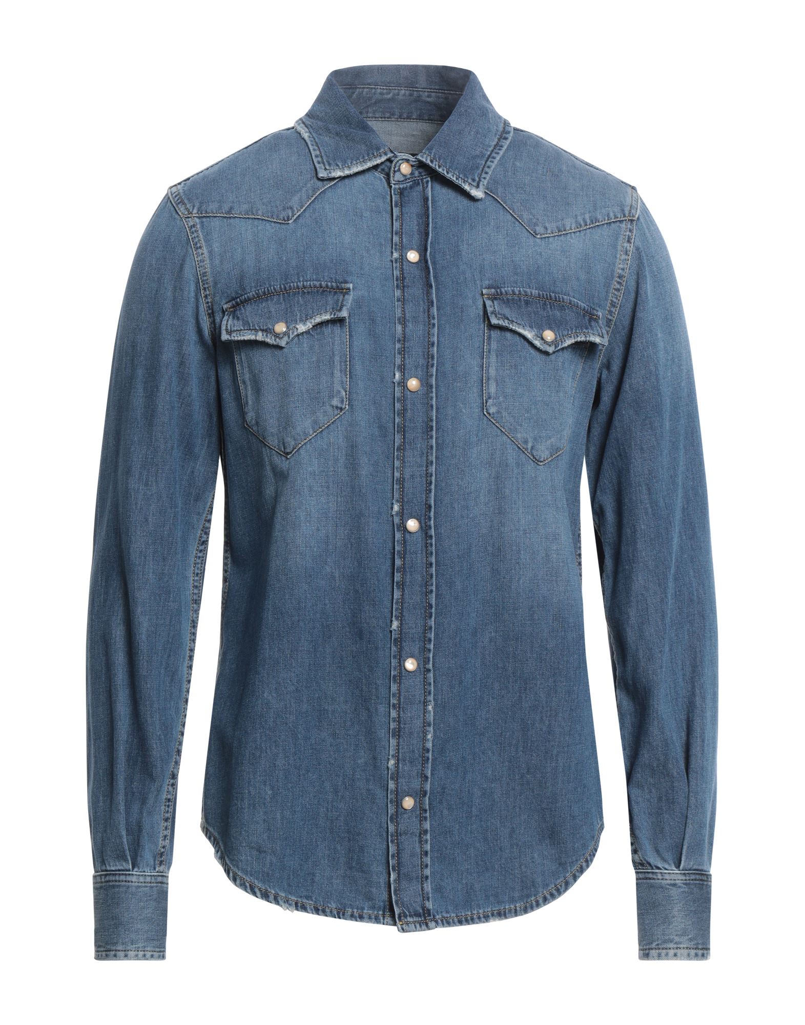 ALANUI Jeanshemd Herren Blau von ALANUI