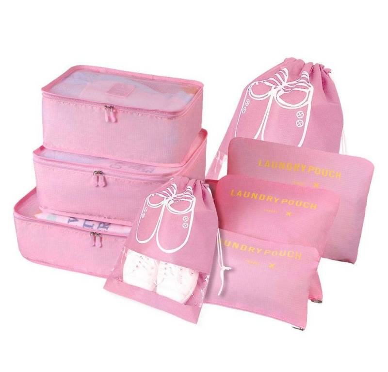 ALARA HOME Kofferorganizer Koffer Organizer, 8-in-1-Set Gepäck Organizer wasserdichte Reise von ALARA HOME