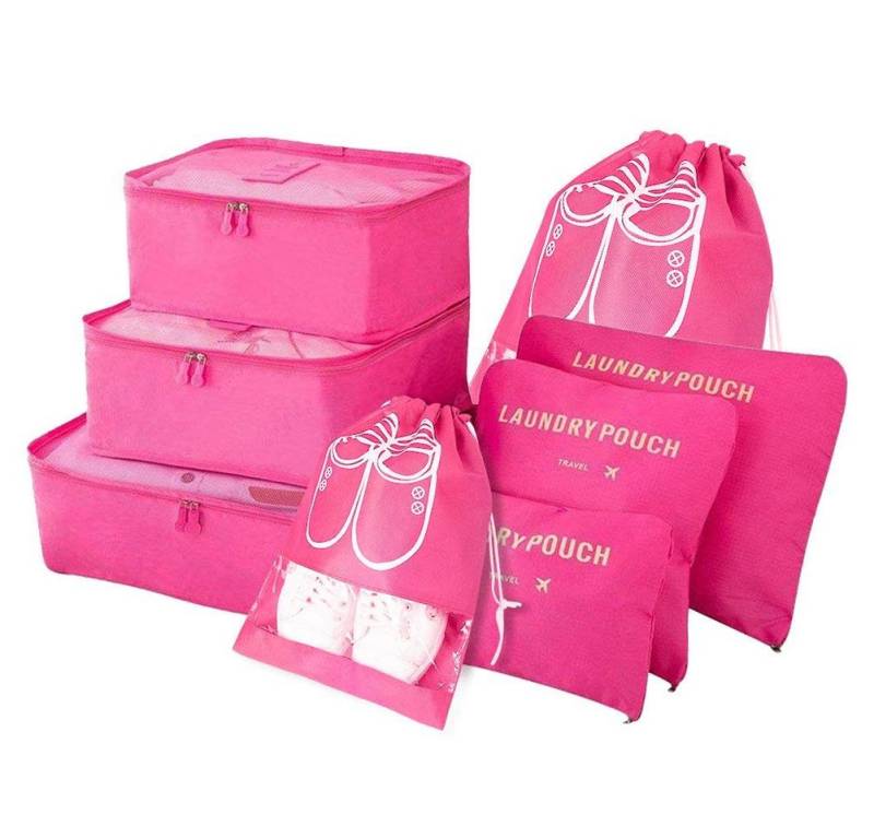 ALARA HOME Kofferorganizer Koffer Organizer, 8-in-1-Set Gepäck Organizer wasserdichte Reise von ALARA HOME