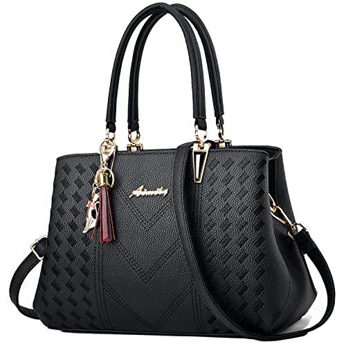 ALARION Damen Geldbörsen und Handtaschen, Umhängetasche, Designer-Umhängetasche, 5-schwarz, Medium von ALARION