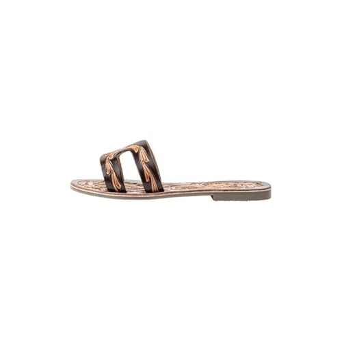 ALARY Damen Leder Sandal, Braun, 38 EU von ALARY