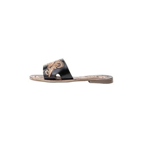 ALARY Damen Leder Sandal, Schwarz, 36 EU von ALARY