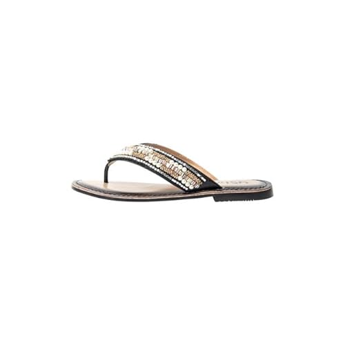 ALARY Damen Perlenstickerei Sandal, Schwarz, 36 EU von ALARY