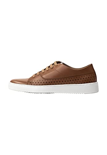 ALARY Herren Sneakers aus Leder, Kamel, 44 EU von ALARY