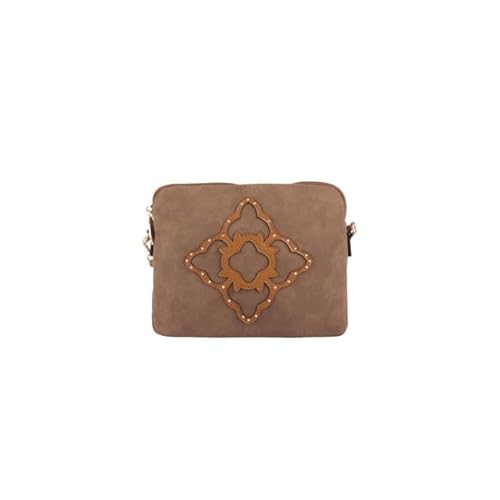 ALARY Women's Crossbody Bag Crossover-Body-Tasche, Kamel von ALARY