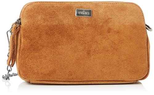 ALARY Women's Handtasche aus Leder, Kamel von ALARY