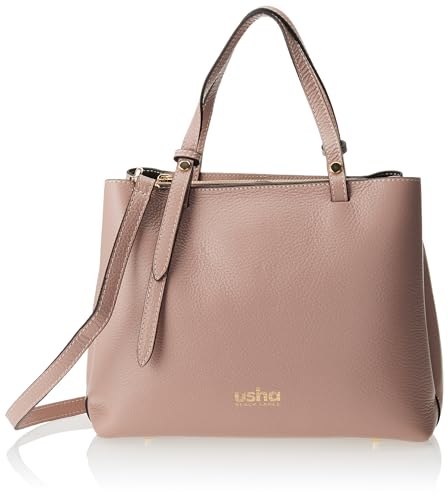 ALARY Women's Leder Damen Schultertasche, Rosa von ALARY