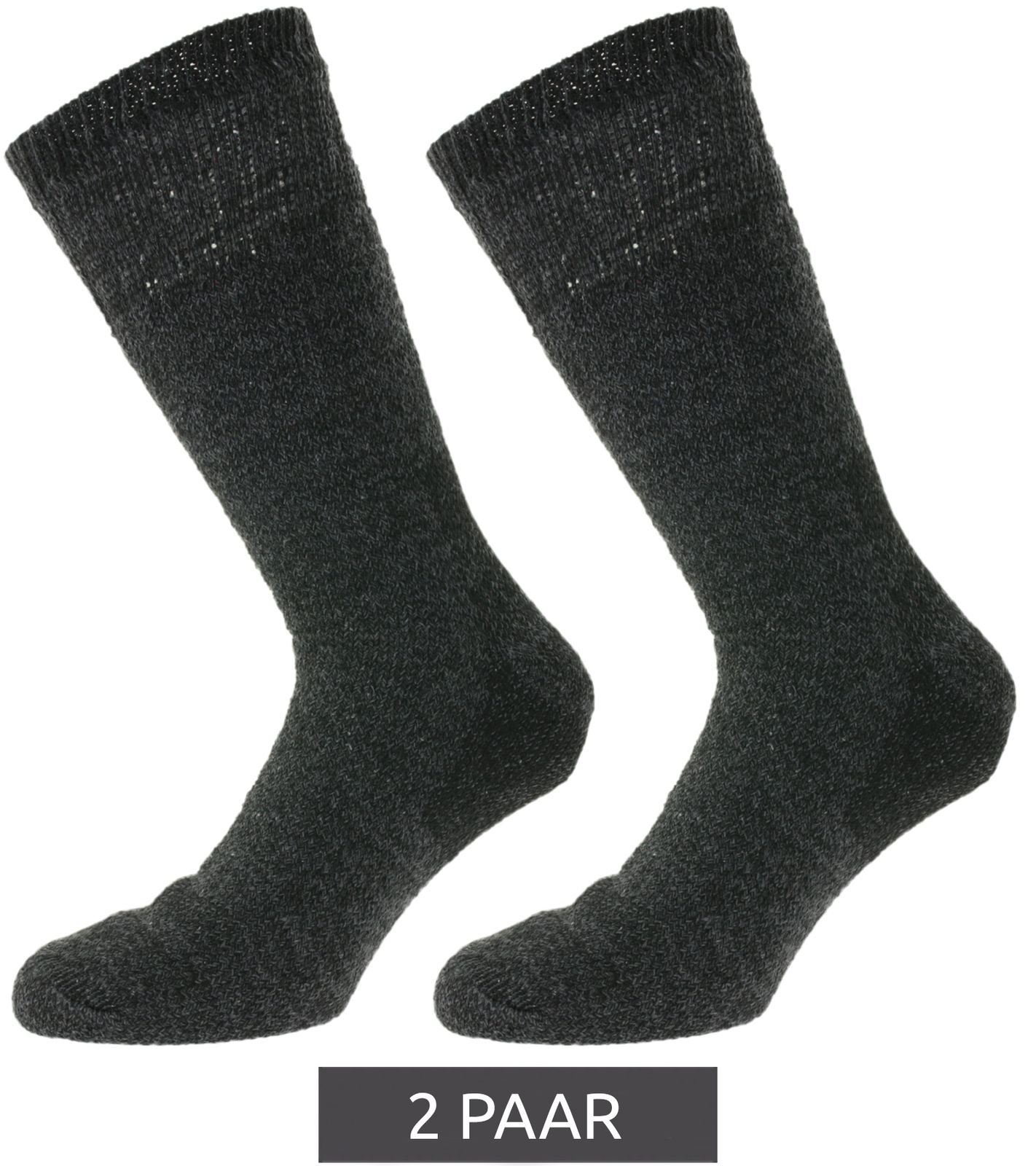 2 Paar ALASKA Herren Woll-Socken mit Merinowolle Outdoor-Strümpfe mit verstärkter Ferse und Zehenbereich 000050 Grau 2 Paar ALASKA Herren Woll-Socken mit Merinowolle Outdoor-Strümpfe mit verstärkter Ferse und Zehenbereich 000050 Grau von ALASKA