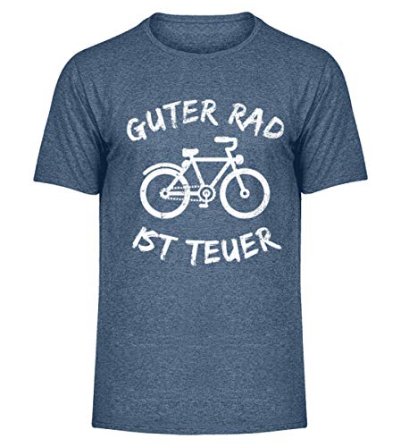 Mountainbike Fahrrad T-Shirt Guter Rad Ist Teuer - Rennrad Radsport Radfahrer Geschenk - Herren Melange Shirt von ALBASPIRIT