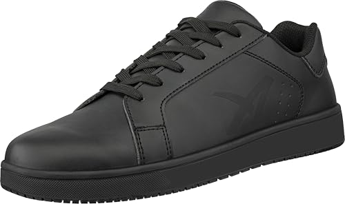 ALBATROS Boogie Rutschhemmende Berufsschuhe – rutschfeste Arbeitsschuhe für Damen und Herren, sehr leicht - Non-Slip Sneaker – ideal für Beruf Schwarz Größe 46 von ALBATROS
