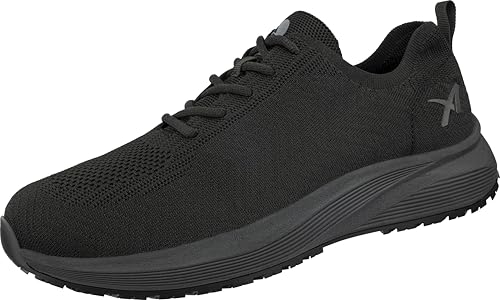 ALBATROS Mood Rutschhemmende Berufsschuhe – rutschfeste Arbeitsschuhe für Damen und Herren, sehr leicht - Non-Slip Sneaker – ideal für Beruf Schwarz Größe 46 von ALBATROS