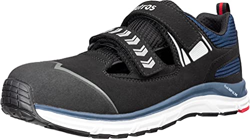 ALBATROS Herren Sicherheitssandale Jetstream Impulse Low S1 ESD HRO SRA (schwarz-blau, Numeric_46) von ALBATROS