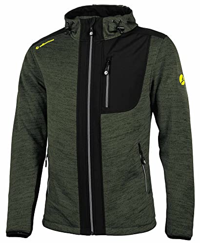 ALBATROS NAVARRA Herren Strick-/Softshelljacke grün-schwarz Gr. XL von ALBATROS