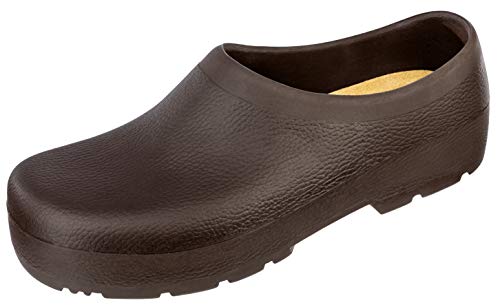 ALBATROS PURCEL Profi Clogs Unisex braun Gr. 46 – wasserdichter Freizeit- und Gartenschuh für Herren und Damen mit Premium Fußbett von ALBATROS