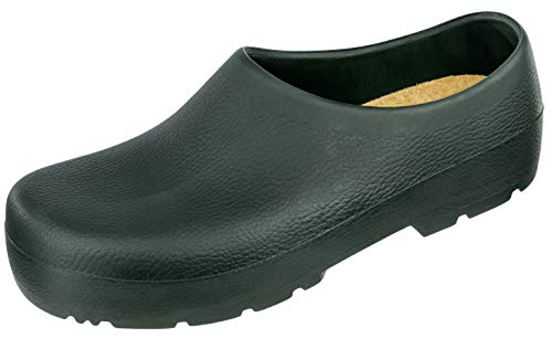 ALBATROS PURCEL Profi Clogs Unisex grün Gr. 45 – wasserdichter Freizeit- und Gartenschuh für Herren und Damen mit Premium Fußbett von ALBATROS