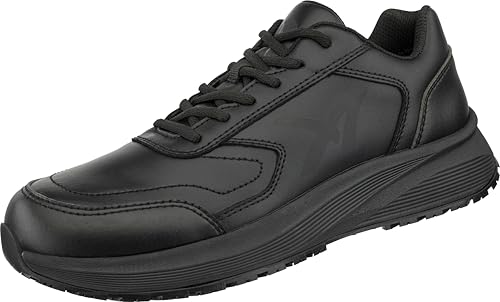 ALBATROS Vibe Rutschhemmende Berufsschuhe – rutschfeste O2 Arbeitsschuhe für Damen und Herren, sehr leicht - Non-Slip Sneaker – ideal für Beruf Schwarz Größe 40 von ALBATROS