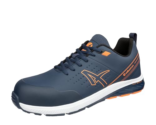 ALBATROS Vigor 2 Impulse Low S3S FO SR - Größe 47 - S3 Sicherheitsschuhe Herren & Damen – rutschfeste Arbeitsschuhe mit Fiberglaskappe – Safety Shoes in blau von ALBATROS