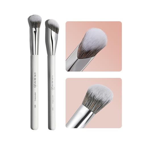Albeaut Concealer Make-up Pinsel Set, abgewinkelt unter den Augen Aufhellungspinsel für Flüssigkeit, Creme, Stick Concealer Foundation Nase Kontur Lidschatten Blending Set (189193) von ALBEAUT
