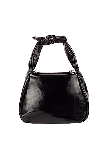 ALBEE Women's Metallic-Tasche, SCHWARZ von ALBEE