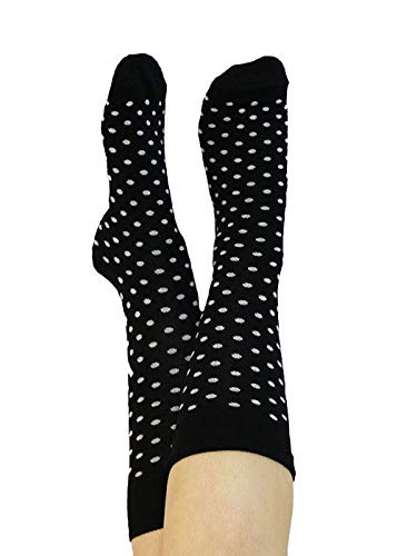 2 Paare Damen Herren Socken Ringelsocken Bio-Baumwolle Geringelt Gestreift (as3, numeric, numeric_43, numeric_46, regular, regular, schwarz-natur-gepunktet) von ALBERO NATUR