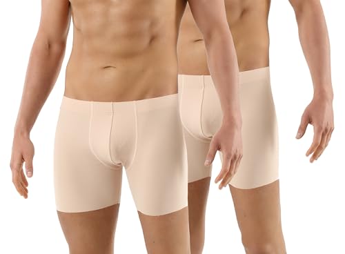 ALBERT KREUZ 2-Pack Herren Retroshorts unsichtbar Lasercut nahtlos Clean Cut Baumwolle Elastan, Gr. L von ALBERT KREUZ