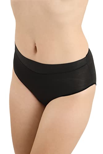 ALBERT KREUZ Damen Funktions-Taillenslip Coolmax®-Baumwolle 3er Pack schwarz XL von ALBERT KREUZ